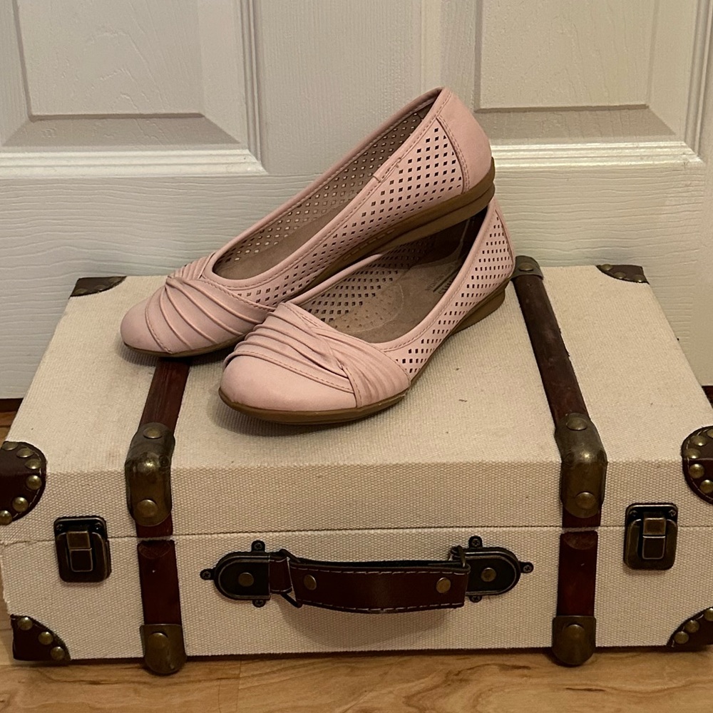 Pink flats, cliff by white mountain